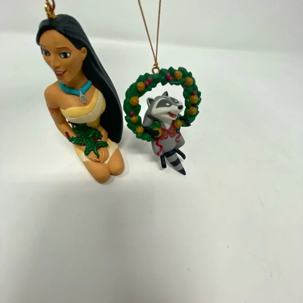 Disney Pocahontas & Meeko Ornament Bundle
